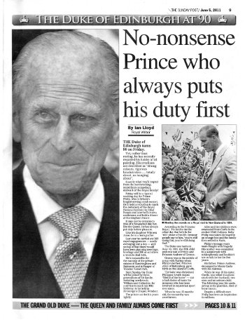 Prince Philip at 90